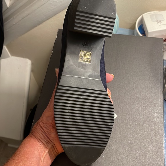 Marg blue suede boots. New, never worn. Size 10. - Picture 3 of 3